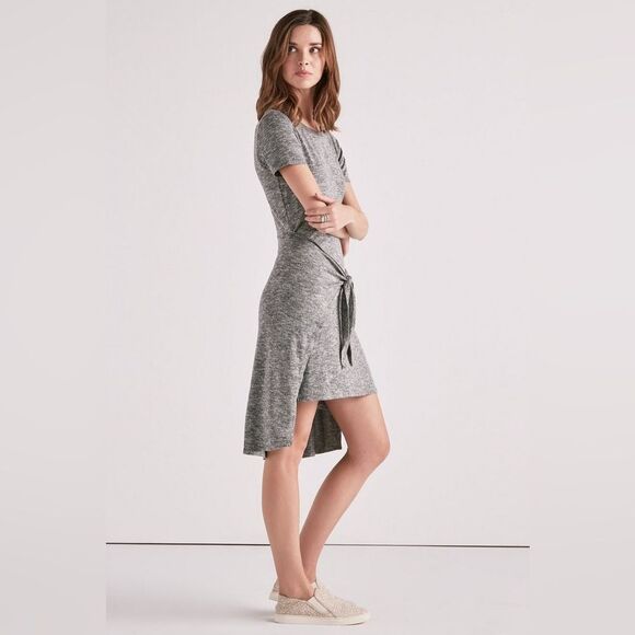 NWT! LUCKY BRAND Tie Front Knit Dress MEDIUM - Picture 2 of 8